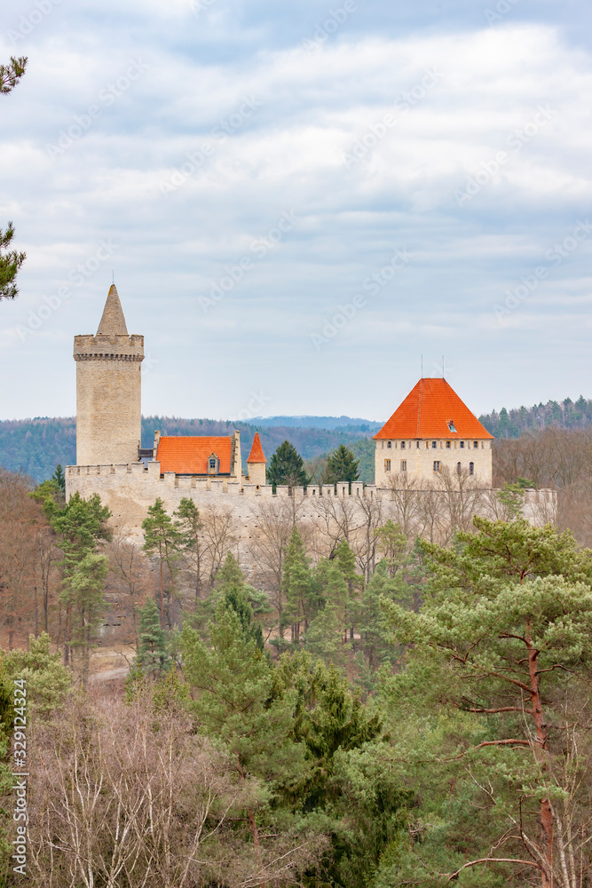 Kokorin castle in Central Bohemia, Czech Republic