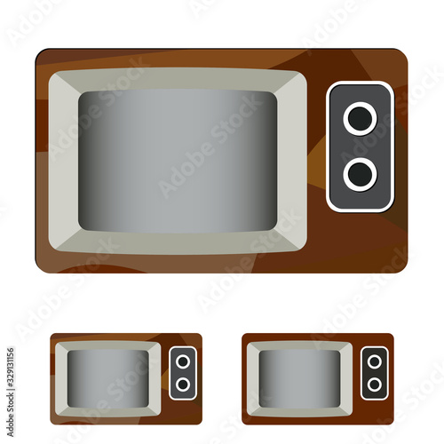 retro old classic television