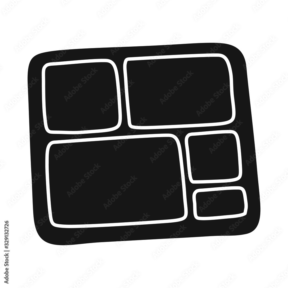 Vector design of container and paper icon. Graphic of container and packaging stock vector illustration. Vector design of container and paper icon. Graphic of container and packaging stock vector illustration.