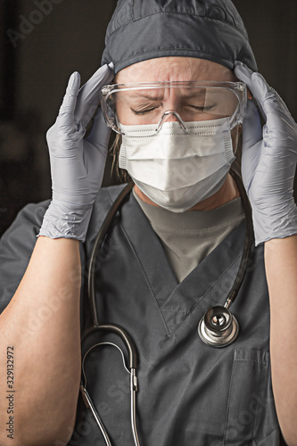 Female Doctor or Nurse Wear...