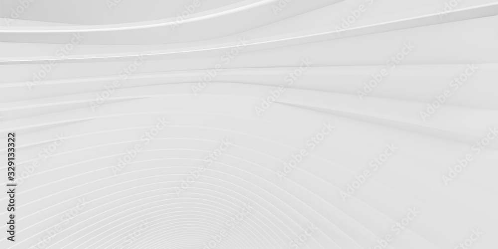 3d Rendering. Abstract Architecture Background. White Circular Building. 3d Rendering. Abstract Architecture Background. White Circular Building.