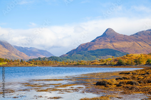 Pap of Glencoe  mountain in the Scottish Highlands
