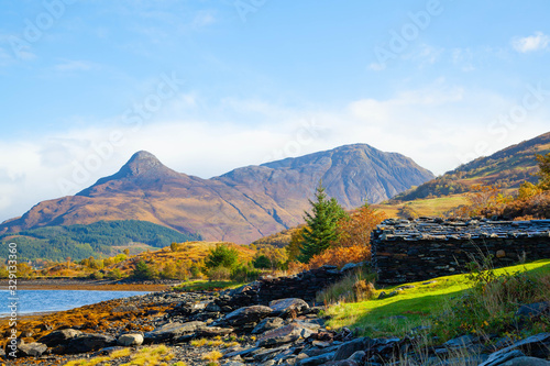 Pap of Glencoe  mountain in the Scottish Highlands
