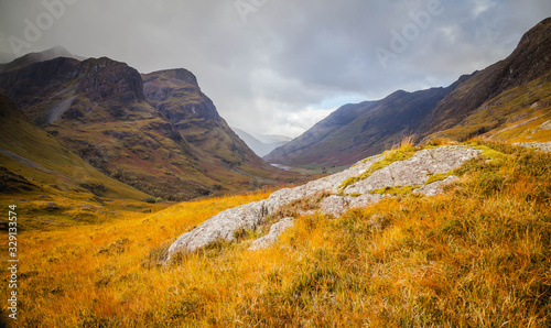 Glencoe, famous valley in the Scottish Highlands © hardyuno