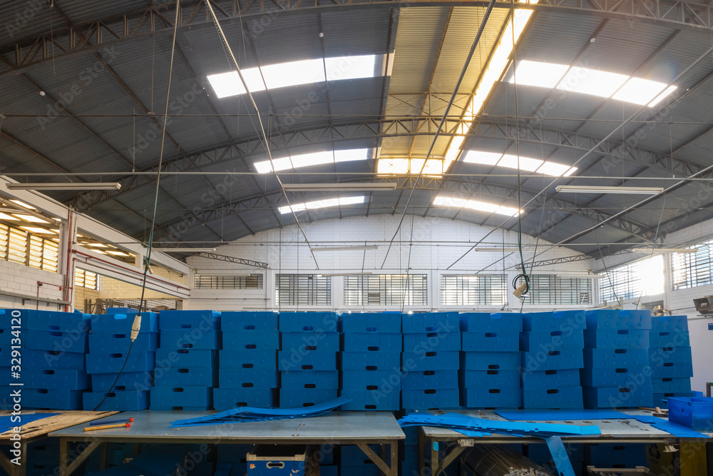 caixas na Indústria de embalagens retornáveis de Polietileno Expandido