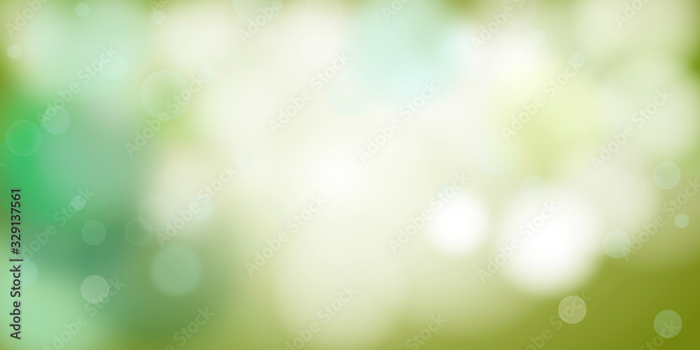 Fototapeta premium nature view of green leaf on blurred greenery background in garden using background