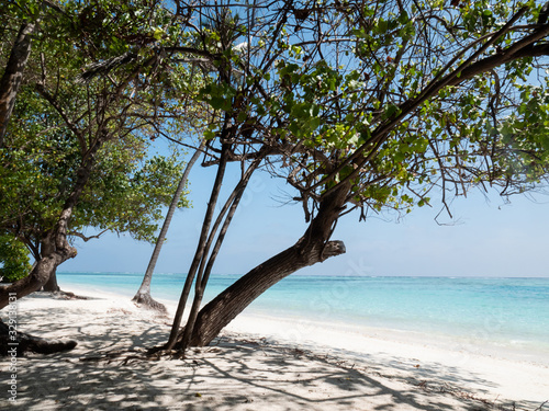 Indian Ocean on Maldives Islands.