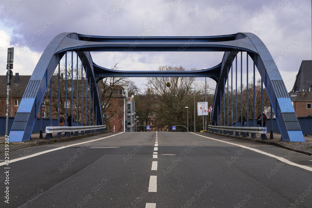 Fototapeta premium Burtscheider Brücke in Aachen