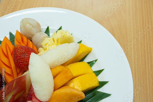 Fresh mix fruits after meals