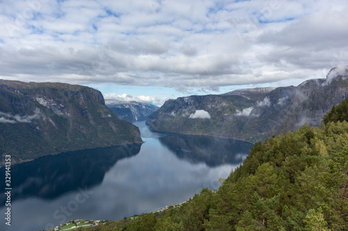 View from Stegastein Norway fjord nature mountains © Kathrine Andi