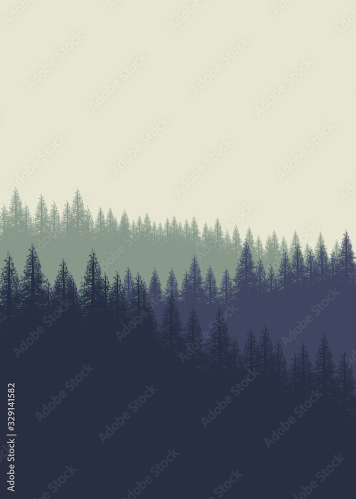 FLAT LANDSCAPE BACKGROUND FOR WALLPAPER , TEXTURE , UI AND MORE | HIKING ADVENTURE BACKGROUND