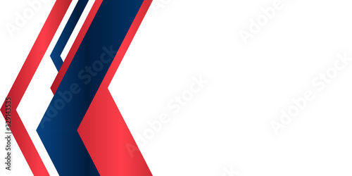 Free Download Abstract modern minimalist background gradient color. Blue and red gradient with arrow decoration. Suit for presentation design, banner and flyer - GFXLoad