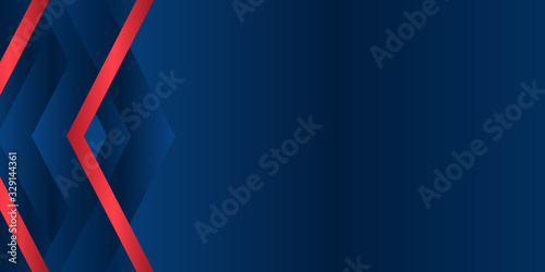  Abstract red navy blue presentation background. Vector illustration design for presentation, banner, cover, web, flyer, card, poster, wallpaper, texture, slide, magazine, and powerpoint. 