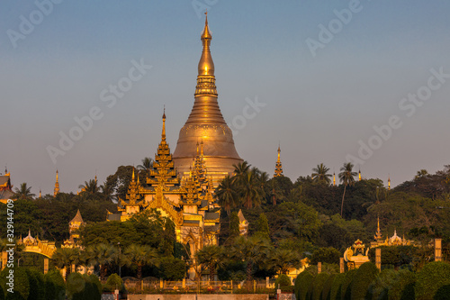 Golden stupa of the Shwedagon Pagoda