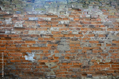 Old brick wall. Background  texture.