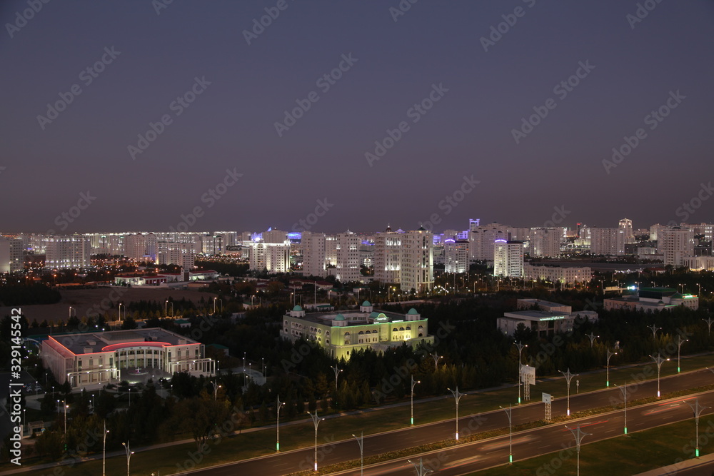 skyline of beautiful architecture and parks in Ashgabat the capital city of Turkmenistan in Central Asia skyline of beautiful architecture and parks in Ashgabat the capital city of Turkmenistan in Central Asia