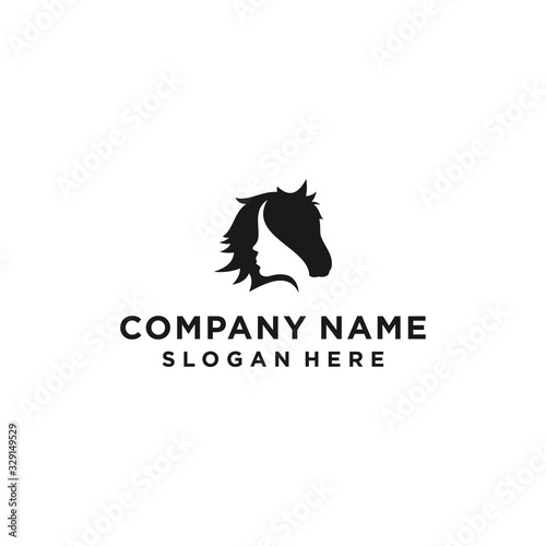 Horse Trainer Logo Icon Design Vector