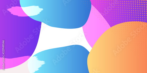 Gradient color liquid wave abstract presentation background. poster, wallpaper, texture, slide, magazine, and powerpoint. 