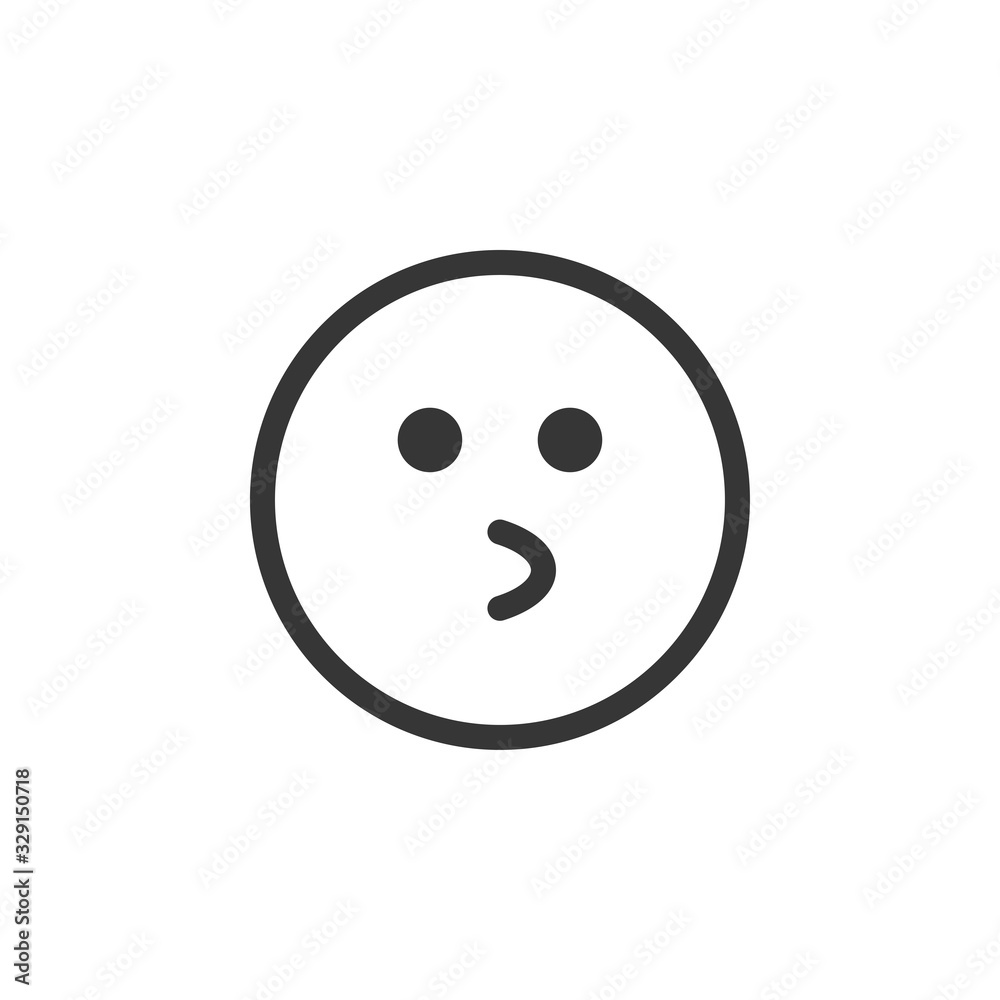 Fototapeta premium Emoticon Icon Vector Illustration