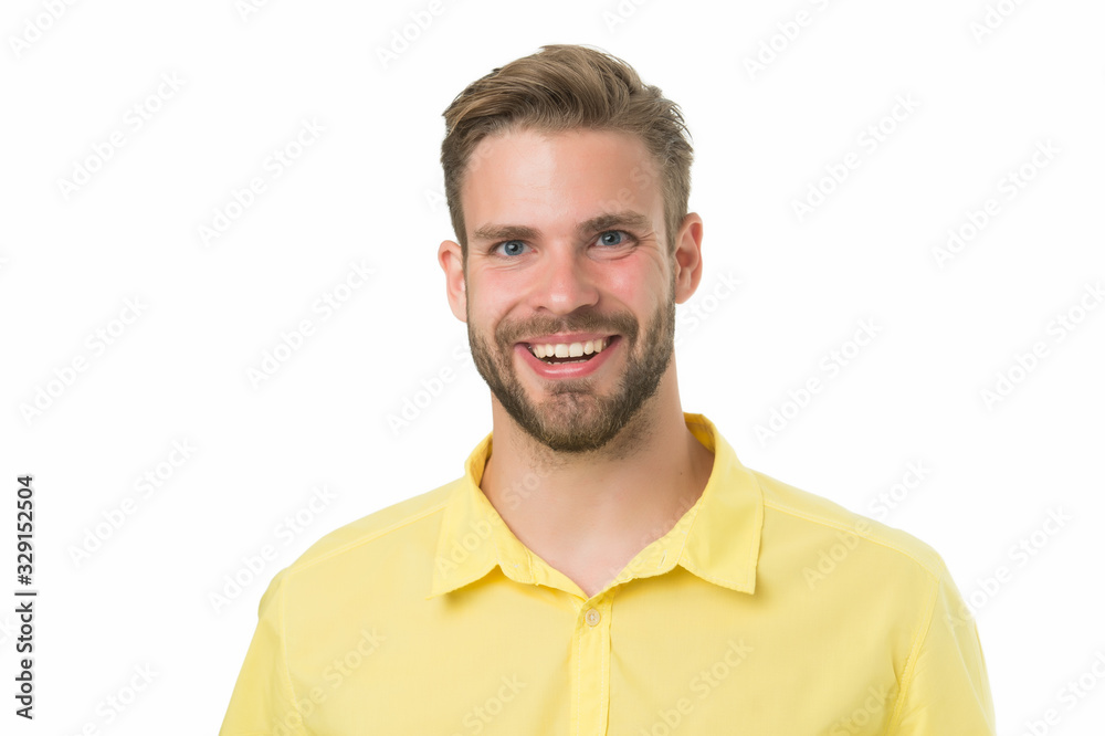 Fashion portrait of young man. students life concept. happy guy isolated on white. got his first job. casual successful businessman. Happy guy smiling. Casually handsome. natural face expression Fashion portrait of young man. students life concept. happy guy isolated on white. got his first job. casual successful businessman. Happy guy smiling. Casually handsome. natural face expression