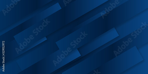 Fototapeta Naklejka Na Ścianę i Meble -  Dark blue gradient rectangle color background. Dynamic textured geometric element design with diagonal shape decoration. Modern blue and black gradient light vector illustration for presentation desig
