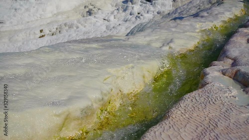 Water flows through the taverns of Pamukkale
