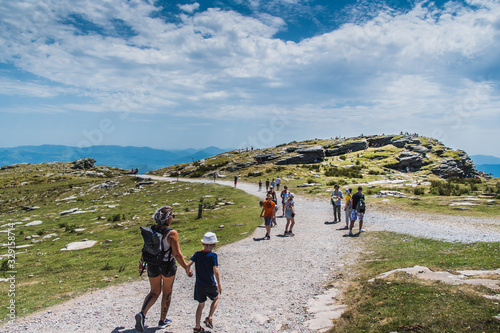The Rhune mountain in the Pyrenees-Atlantique