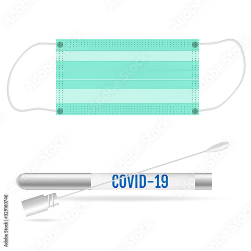 Medical test and protection against coronavirus covid-19.