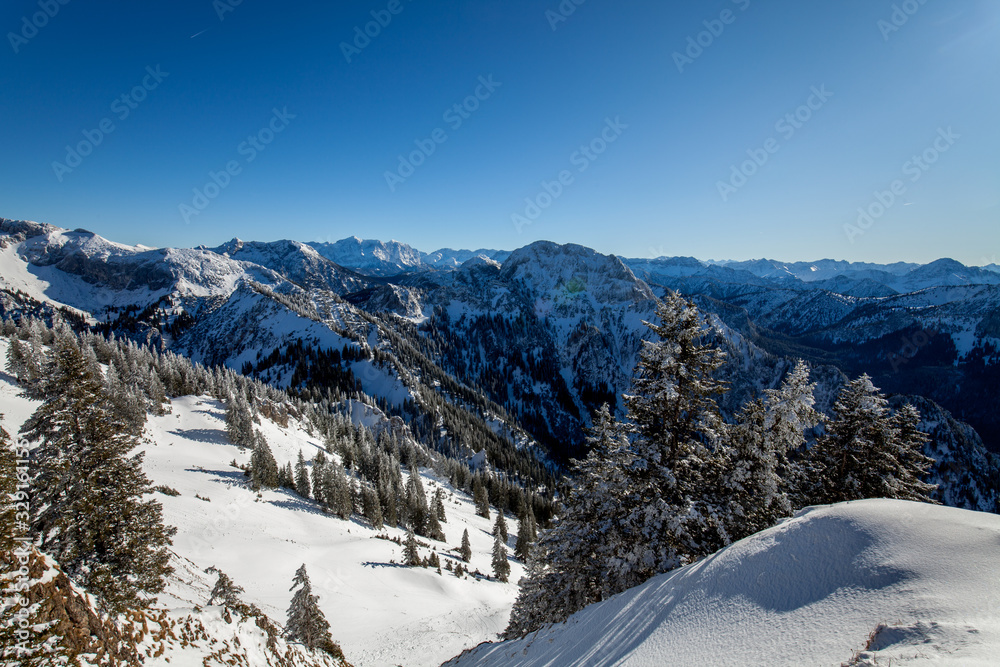 Tegelberg - Schwangau in winter. Bavaria, Germany Tegelberg - Schwangau in winter. Bavaria, Germany