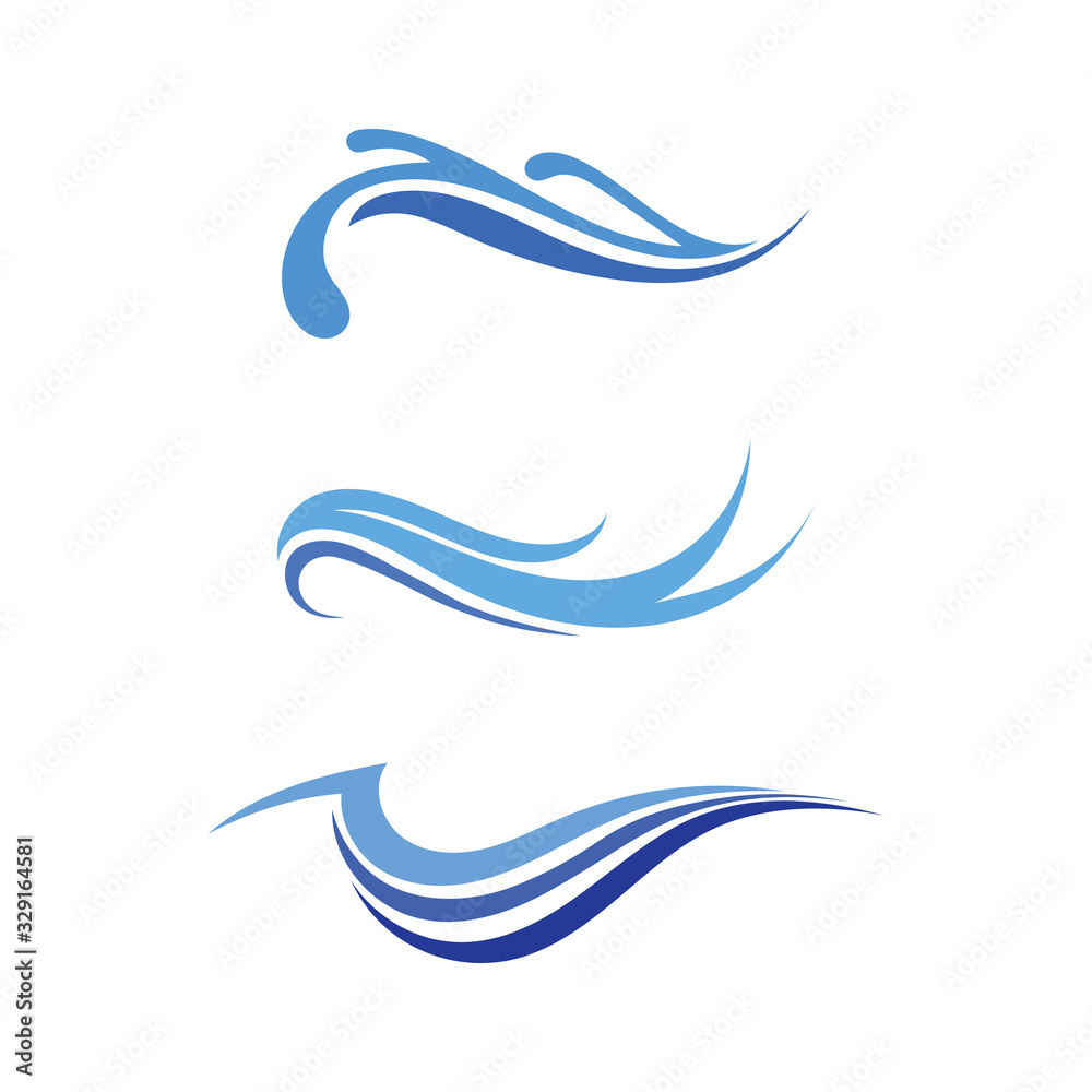 water drop Logo Template vector illustration design