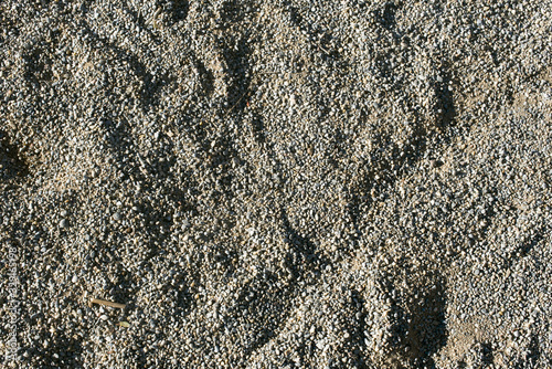 Ground with stones in a park