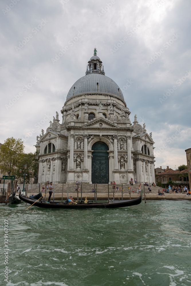 Cathedral of Santa Maria della Salute - the cathedral church in Venice on the Grand Canal