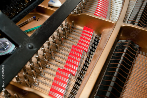 Принти на полотні Intérieur de piano