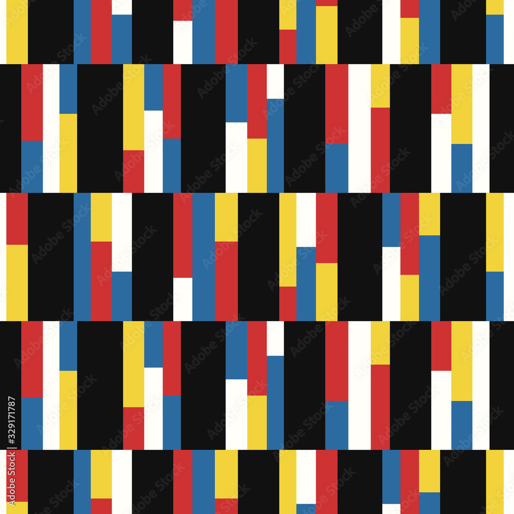 vector modern multi rectangle seamless pattern on black vector modern multi rectangle seamless pattern on black