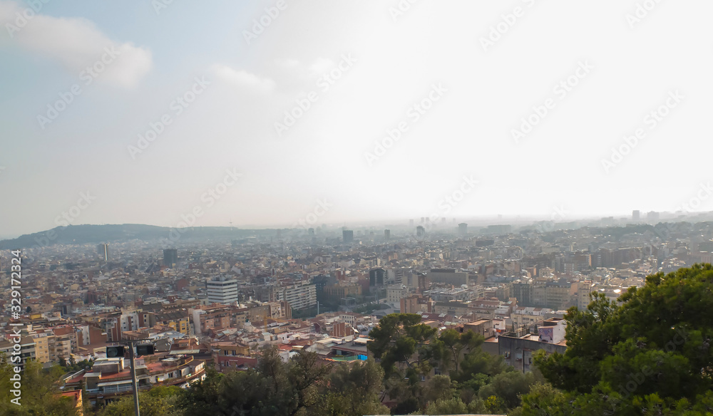 Barcelona panoramic view