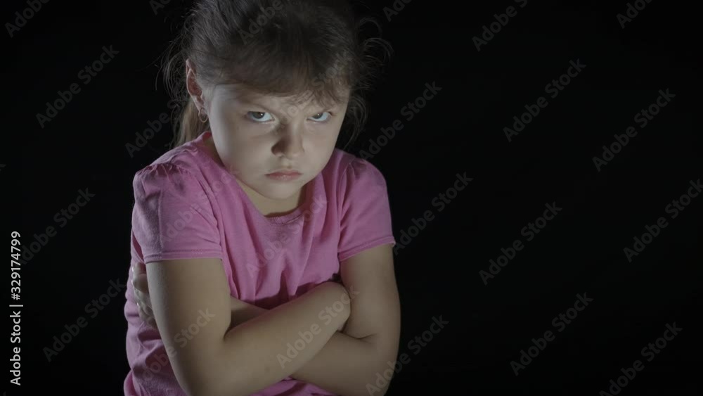 Angry child. Angry child.