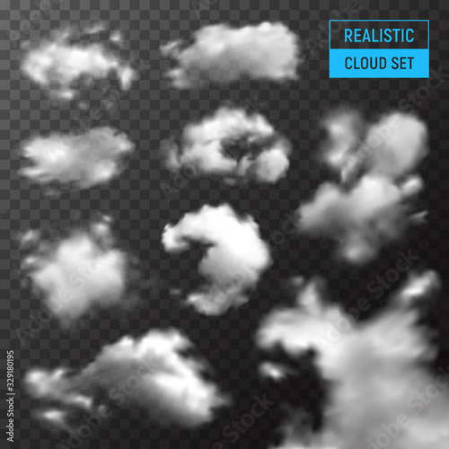 Clouds Realistic Set 