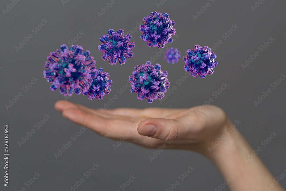mikro digital epidemic corona virus nCoV , Novel Coronavirus 19-NCP. nCoV denoted is single-stranded RNA virus 3d. mikro digital epidemic corona virus nCoV , Novel Coronavirus 19-NCP. nCoV denoted is single-stranded RNA virus 3d.