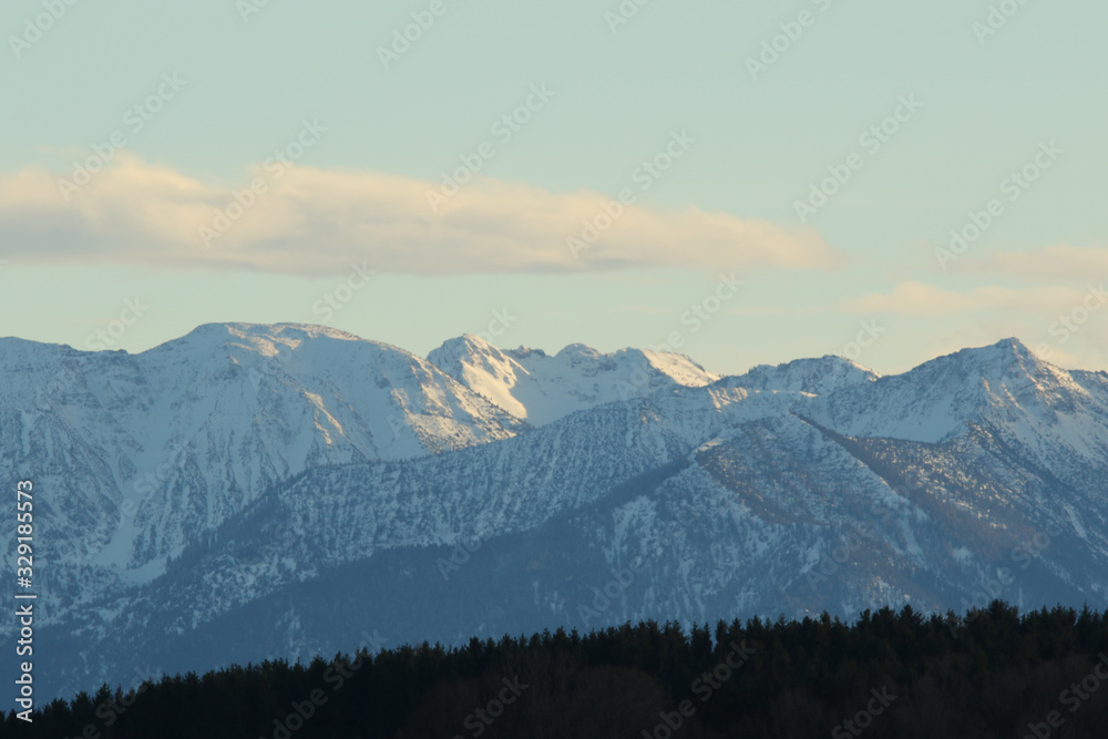 Bergblick, Alpenvorland