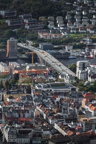 Bergen, Norway - view from Mt Floyen