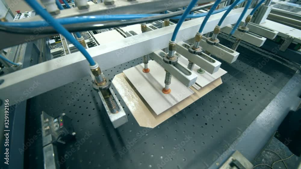 Cardboard cover is getting composed and patched Cardboard cover is getting composed and patched