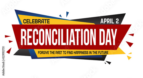 Reconciliation day banner design