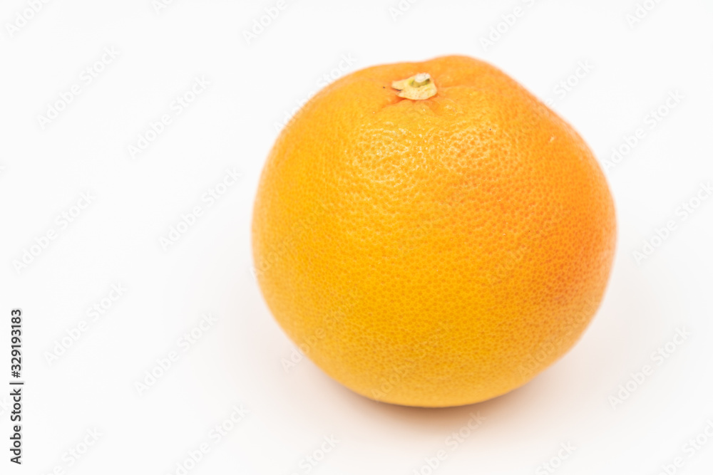 Grapefruit isolated above white background with copy space Grapefruit isolated above white background with copy space