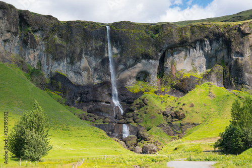 Waterfall Foss a Sidu in south Iceland photo