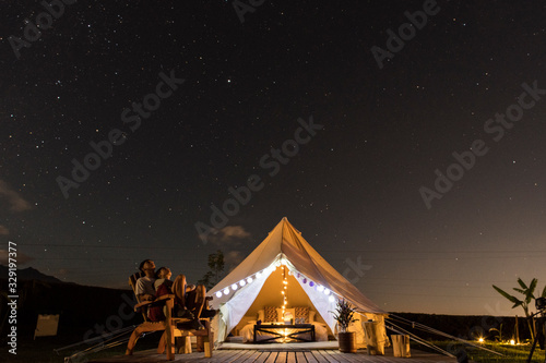 Canvas Print Glamping
