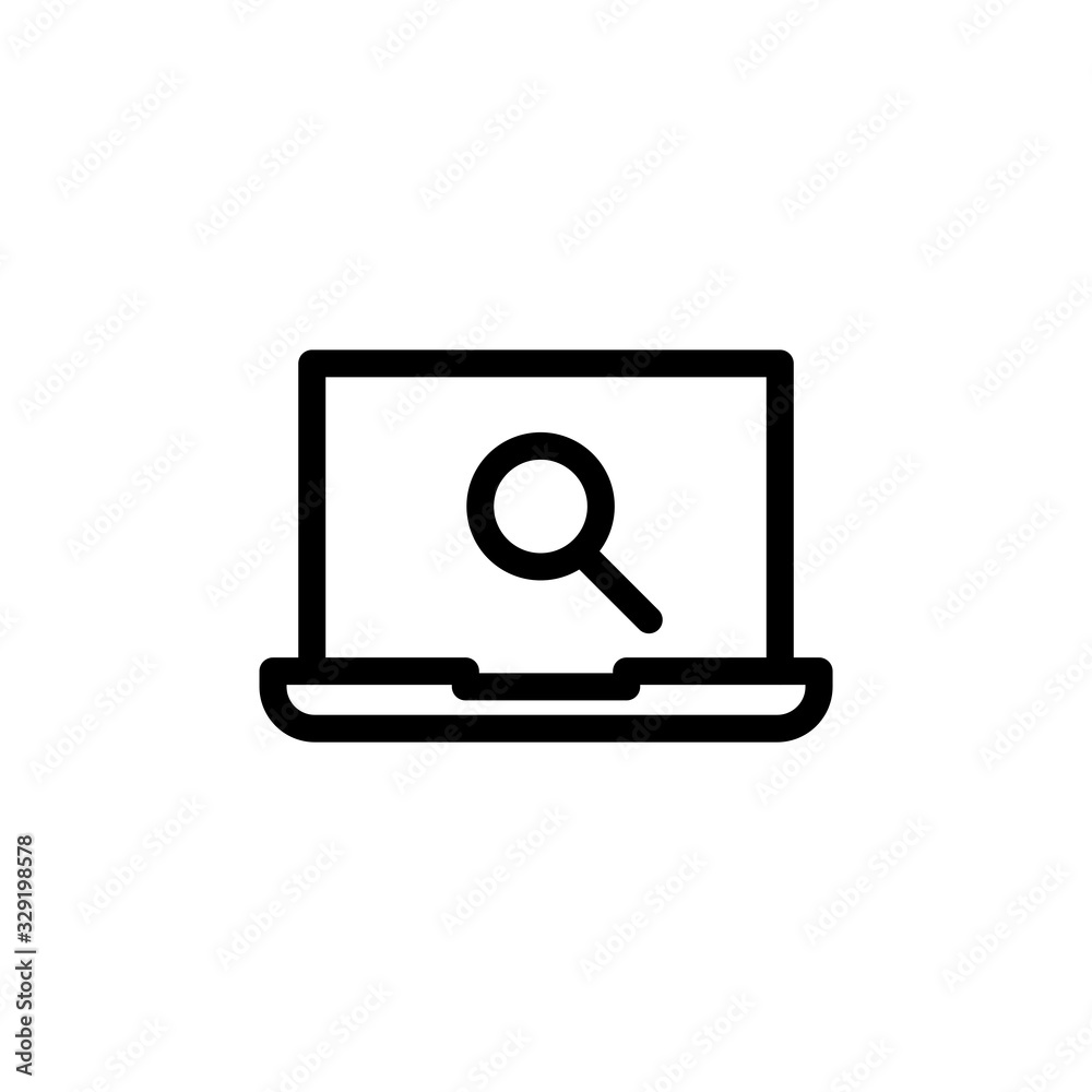 Vector illustration, laptop icon design