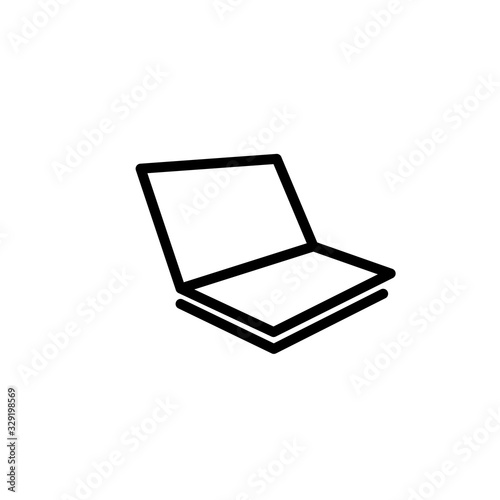 Vector illustration, laptop icon design