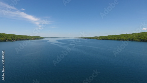 Aerial view of Skaneateles Lake