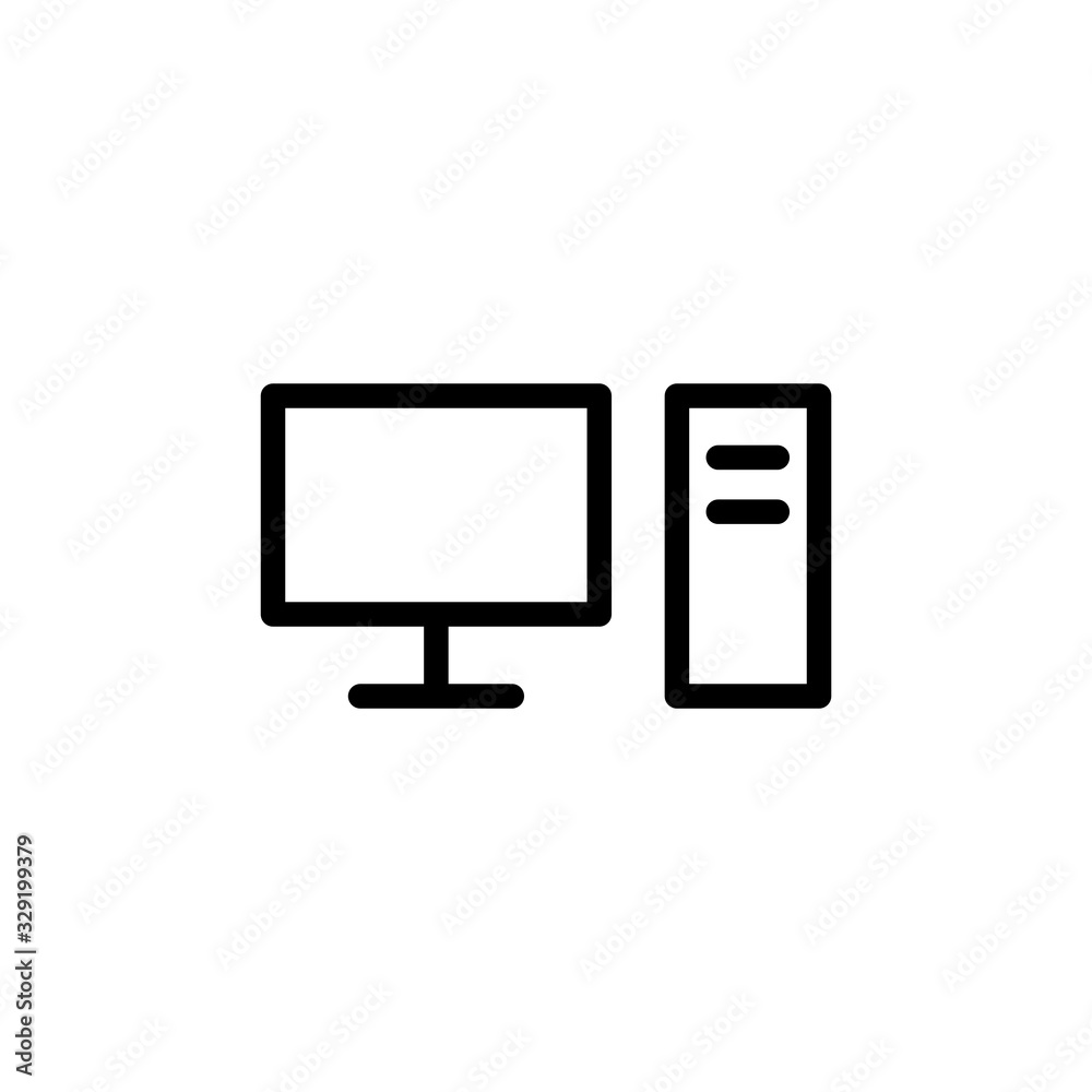 Vector illustration, PC icon design Vector illustration, PC icon design