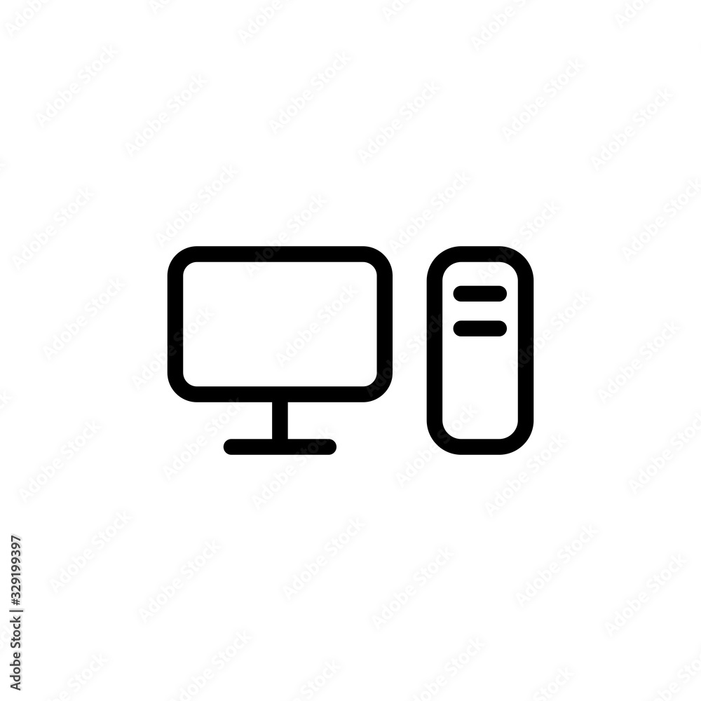 Vector illustration, PC icon design Vector illustration, PC icon design